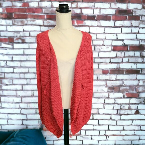 Alloy Burnt Orange Long Sleeve Open Cardigan Casual or Business in Size XL - Picture 1 of 4